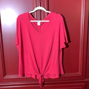 Women’s waffle knit top